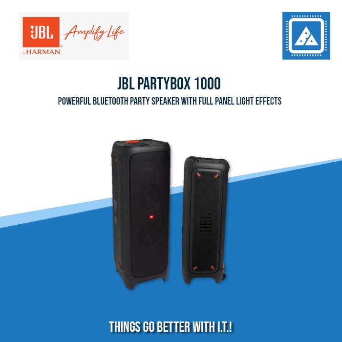 JBL PARTYBOX 1000 PORTABLE BLUETOOTH SPEAKER (BLACK) JBL PARTYBOX 1000 PORTABLE BLUETOOTH SPEAKER (BLACK)